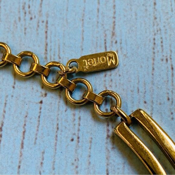 Monet Vintage Rectangular Link Chain - Picture 3 of 3
